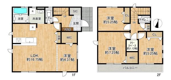 加古川市野口町北野の新築一戸建