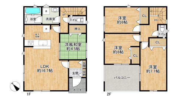 高砂市荒井町蓮池３丁目の新築一戸建