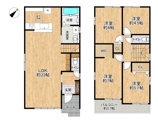 加古川市尾上町口里の新築一戸建