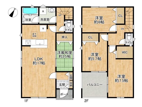 加古郡播磨町西野添５丁目の新築一戸建