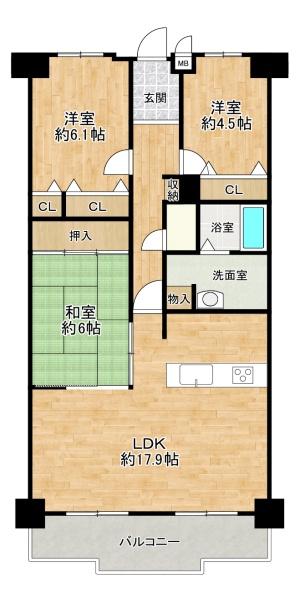 万葉ハイツ東加古川