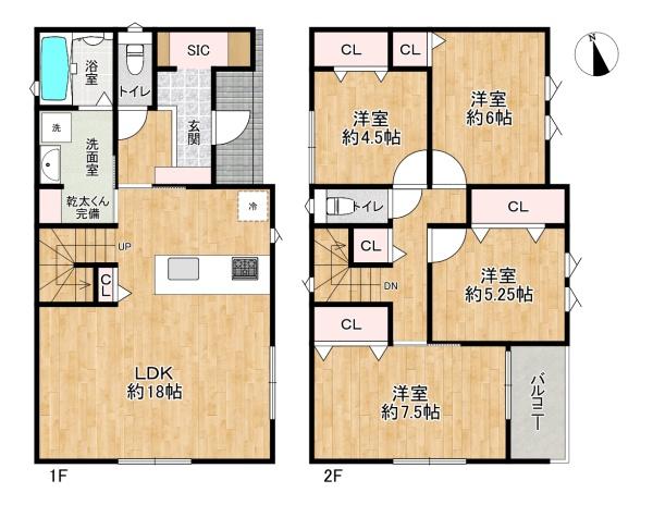 加古川市平岡町二俣の新築一戸建