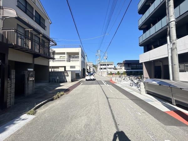姫路市船橋町5丁目の土地(前面道路含む現地写真)