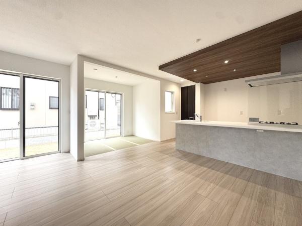 加古川市野口町北野の新築一戸建(リビング)