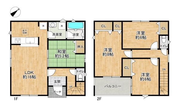 加古川市別府町新野辺北町５丁目の新築一戸建