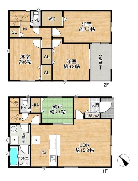 加古川市野口町良野の新築一戸建