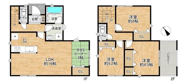 加古川市野口町良野の新築一戸建