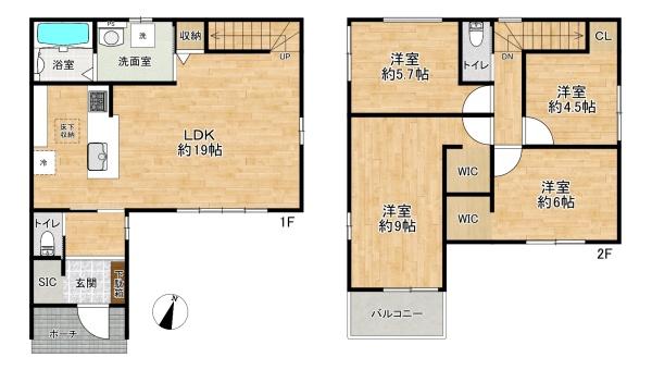 播磨町東本荘1期3号楝 新築戸建