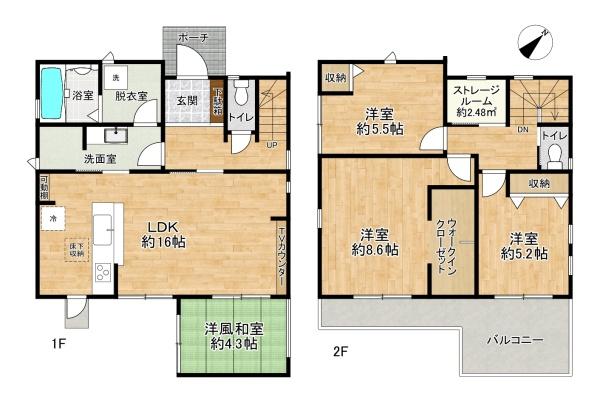 加古川市東神吉町西井ノ口の新築一戸建