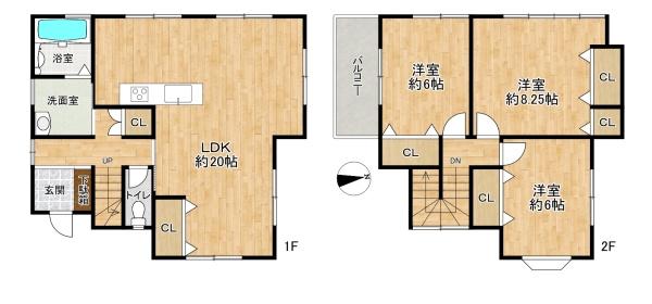 加古川市野口町北野の中古一戸建て
