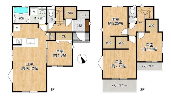 高砂市高砂町東宮町2号棟　新築戸建