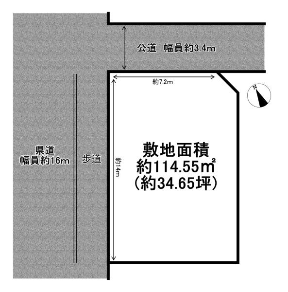 加古郡稲美町六分一　売土地