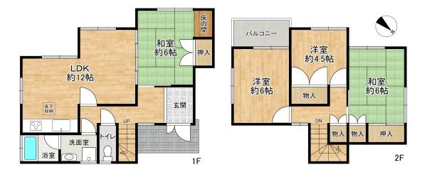 加古川市別府町新野辺北町４丁目の中古一戸建