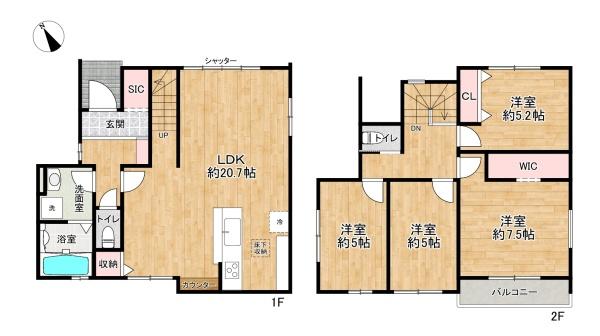 加古川市米田町平津1期　新築戸建