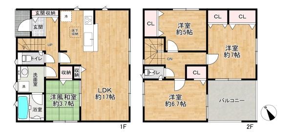 加古川市別府町新野辺第23　3号棟