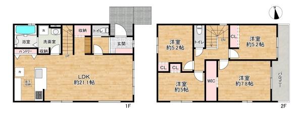 稲美町中村1期2号棟　新築戸建