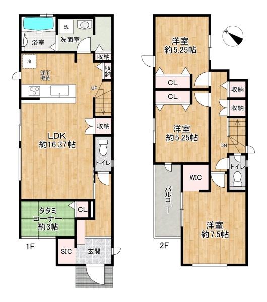 加古川市加古川町本町2期2号棟　新築戸建