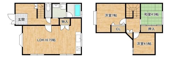 加古川市野口町古大内　中古戸建