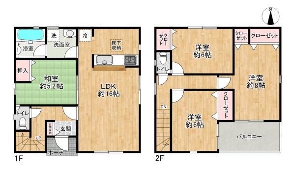 加古川市野口町野口第7 2号棟 新築戸建