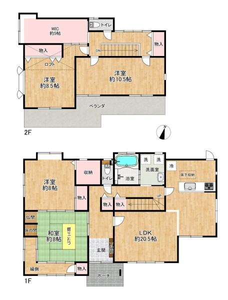 加古川市神野町日岡苑の中古一戸建て