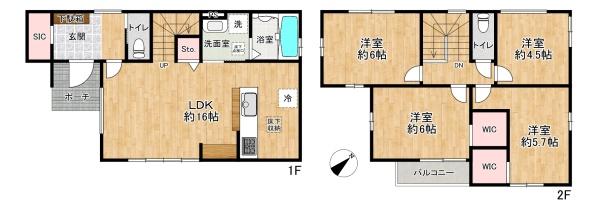 加古川市加古川町溝之口21期1号棟　新築戸建