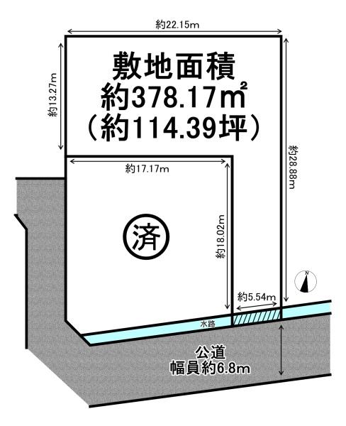 高砂市百合丘の土地