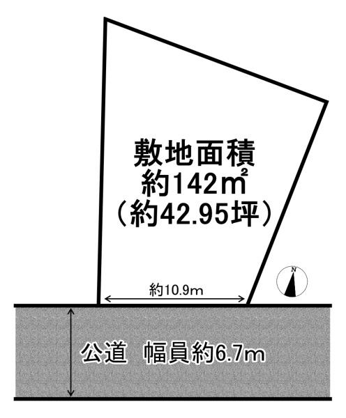 姫路市的形町的形　売土地