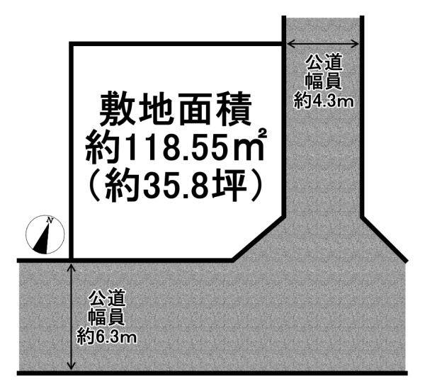 加古川市西神吉町岸の土地