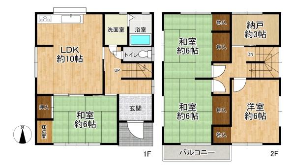 高砂市米田町島の中古一戸建て