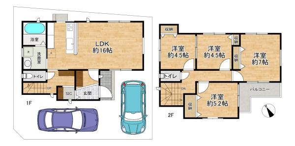 明石市魚住町西岡の売土地