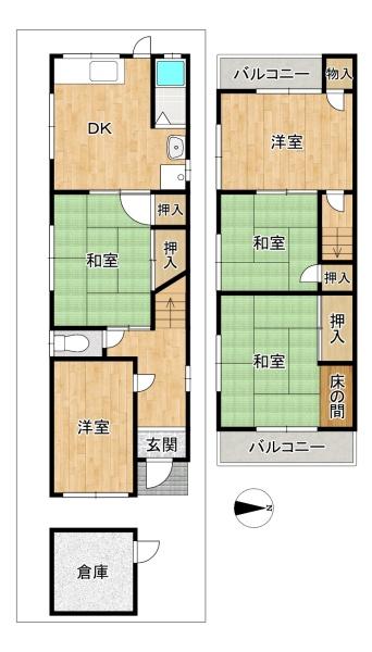 大東市氷野２丁目の中古一戸建て