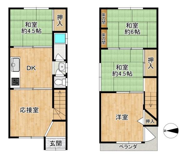 東大阪市大蓮南５丁目の中古一戸建