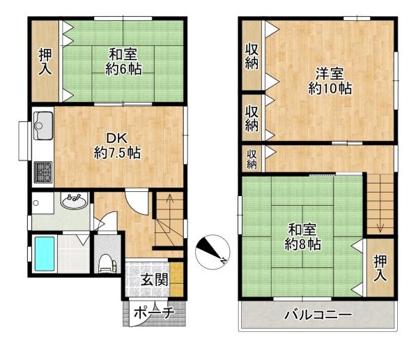 東大阪市金岡２丁目の中古一戸建