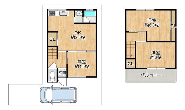 東大阪市鷹殿町の中古一戸建
