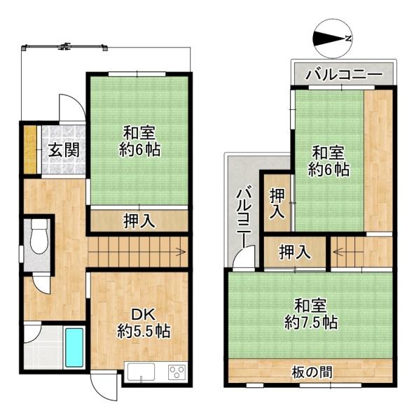 四條畷市米崎町の中古一戸建て