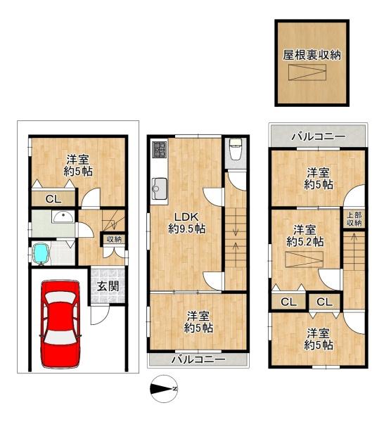 東大阪市新町の中古一戸建