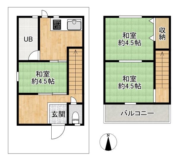 東大阪市新池島町３丁目の中古一戸建