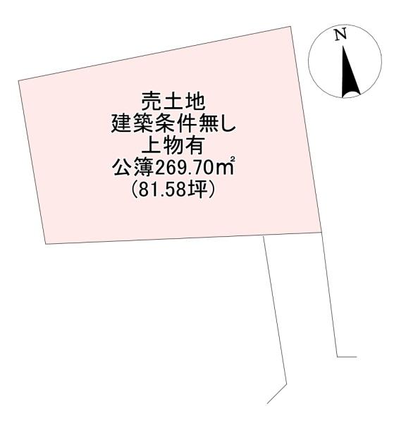 四條畷市中野本町の売土地