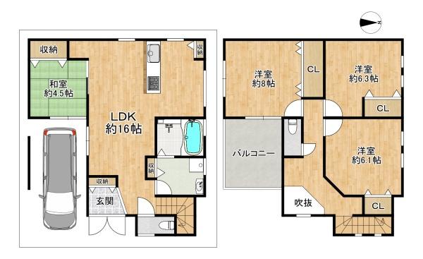 東大阪市寺前町１丁目の中古一戸建