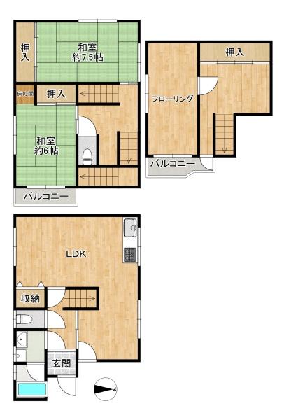 東大阪市岩田町５丁目の中古一戸建て
