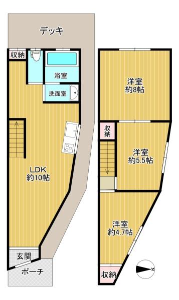 四條畷市清滝新町の中古一戸建