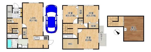 東大阪市西上小阪の新築一戸建