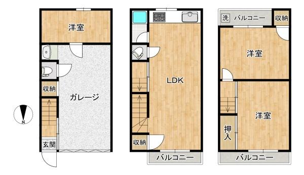 東大阪市衣摺４丁目の中古一戸建