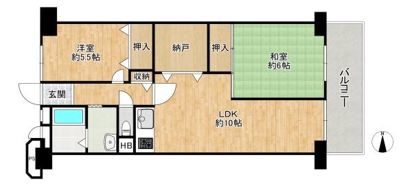 東大阪スカイハイツ　中古マンション