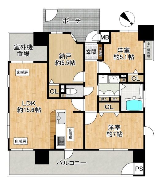 M'PLAZA東大阪ルーベンオーネ　中古マンション