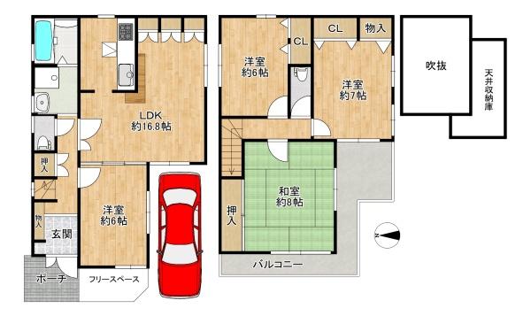 東大阪市楠根３丁目の中古一戸建て