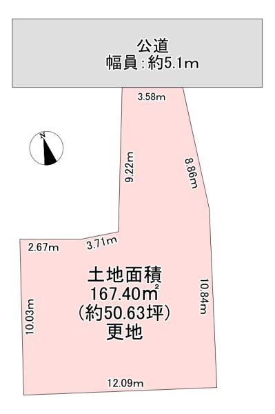 東大阪市中石切町１丁目の売土地