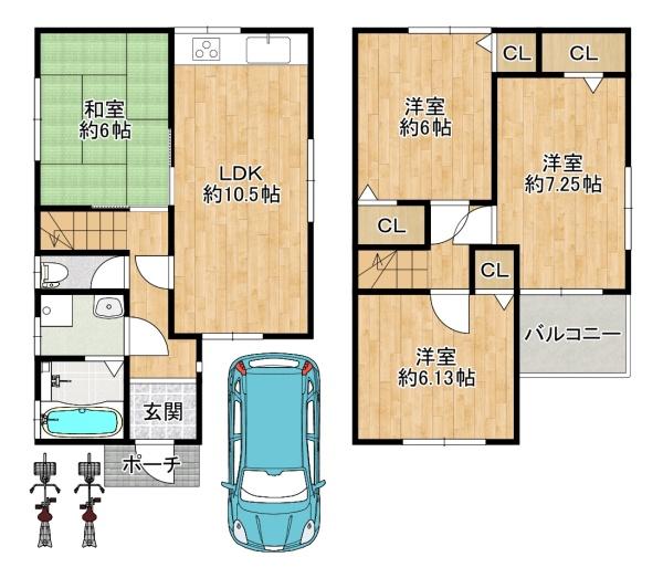 東大阪市岩田町６丁目の中古一戸建