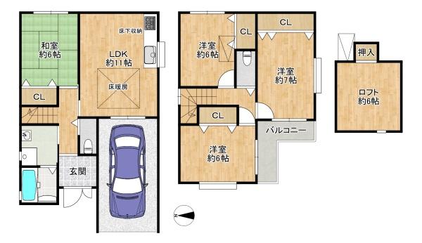 東大阪市若江本町３丁目の中古一戸建