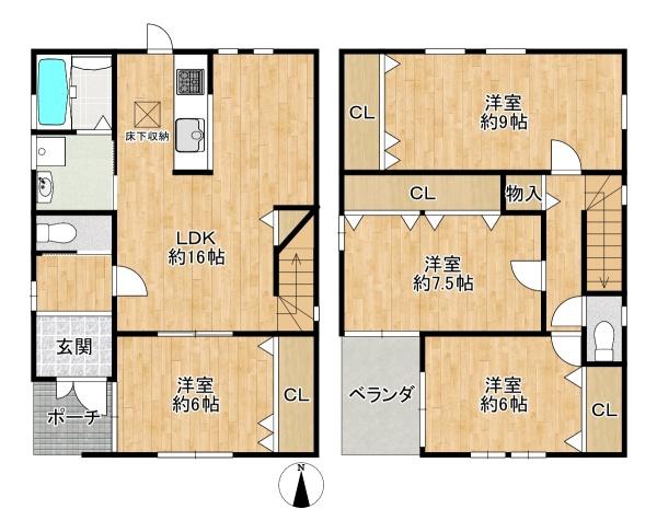 東大阪市大蓮東1丁目の中古一戸建